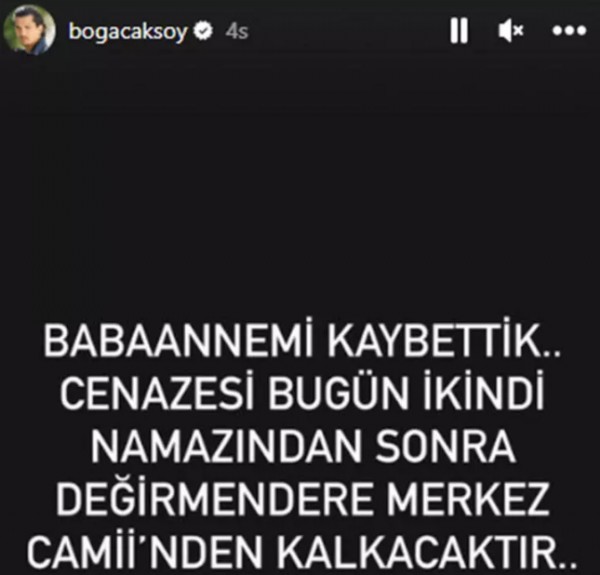 Oyuncu Boğaç Aksoy'un acı günü!